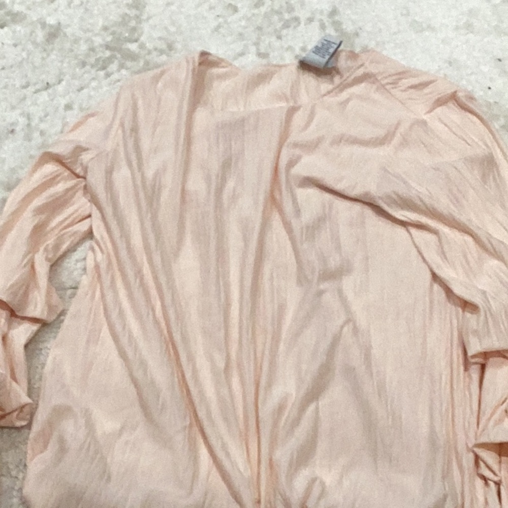 Light Pink Long Sleeve Blouse